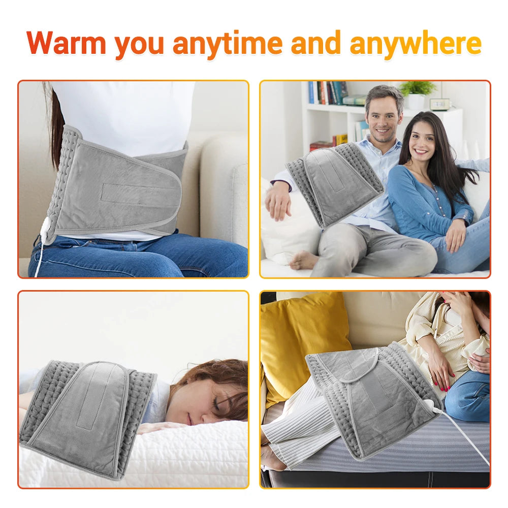Orbit Wellness Series | Soothing Lumbar Radiance: Erase Deep Muscular Aches with Targeted, Adjustable Warmth