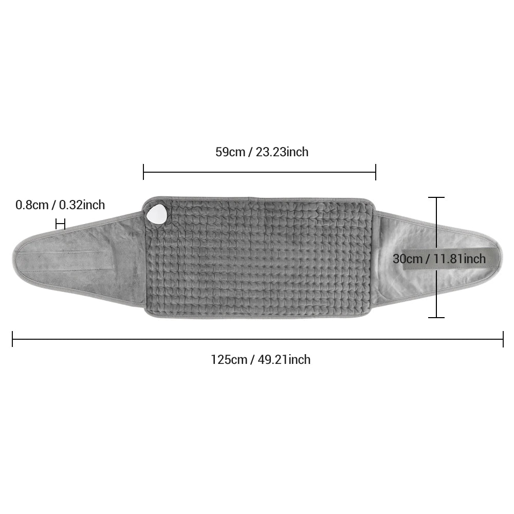 Orbit Wellness Series | Soothing Lumbar Radiance: Erase Deep Muscular Aches with Targeted, Adjustable Warmth