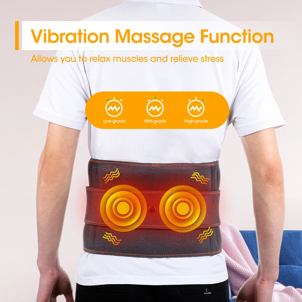 Orbit Wellness Series| Meltdown Chronic Back Stiffness 4-in-1 Dynamic Traction & Heated Massage for All-Day Lumbar Support