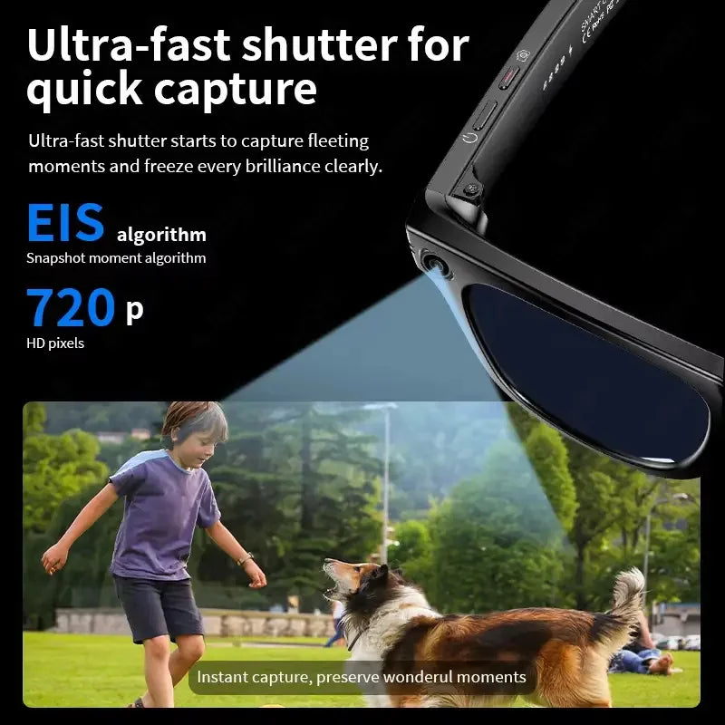 Orbit Vision Series | See, Speak, and Stream Globally with this Elite Smart Glasses : Premium 8MP Camera & 100+ Language Translating Sunglasses