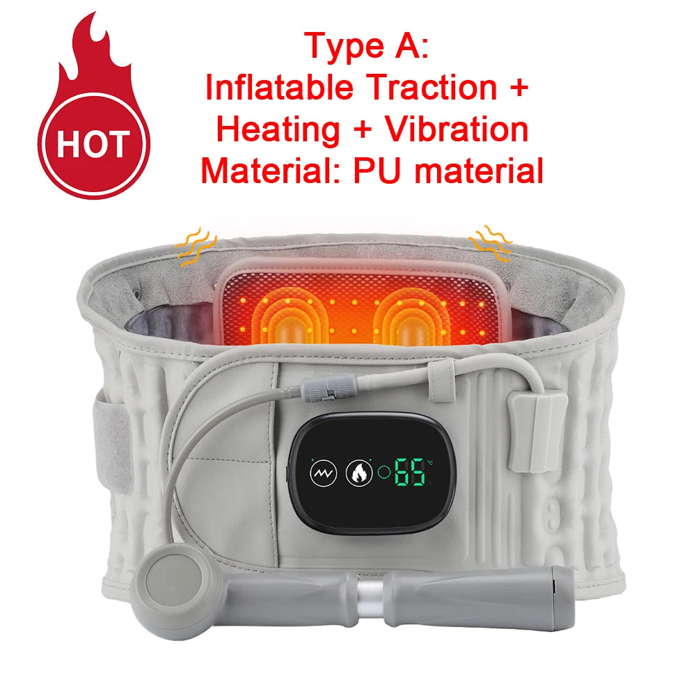 Orbit Wellness Series| Meltdown Chronic Back Stiffness 4-in-1 Dynamic Traction & Heated Massage for All-Day Lumbar Support
