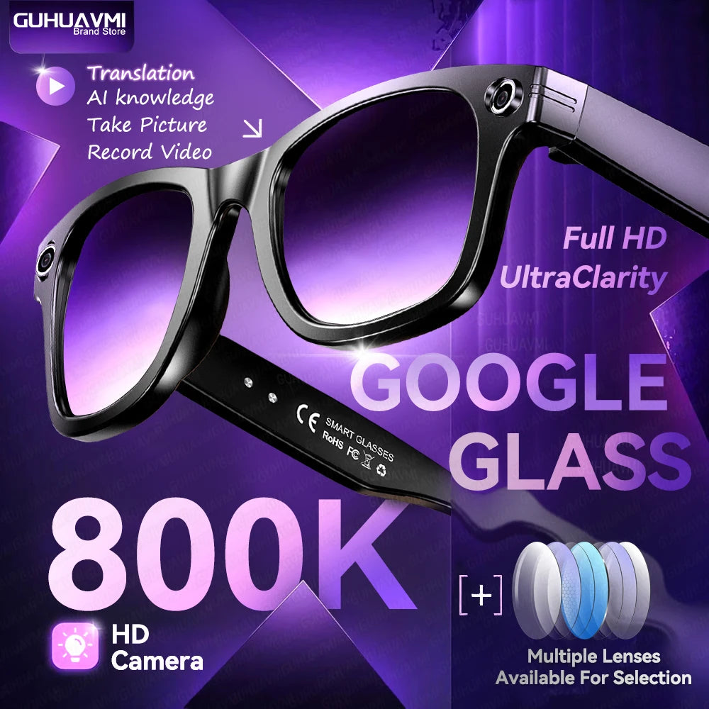 Orbit Vision Series | See, Speak, and Stream Globally with this Elite Smart Glasses : Premium 8MP Camera & 100+ Language Translating Sunglasses