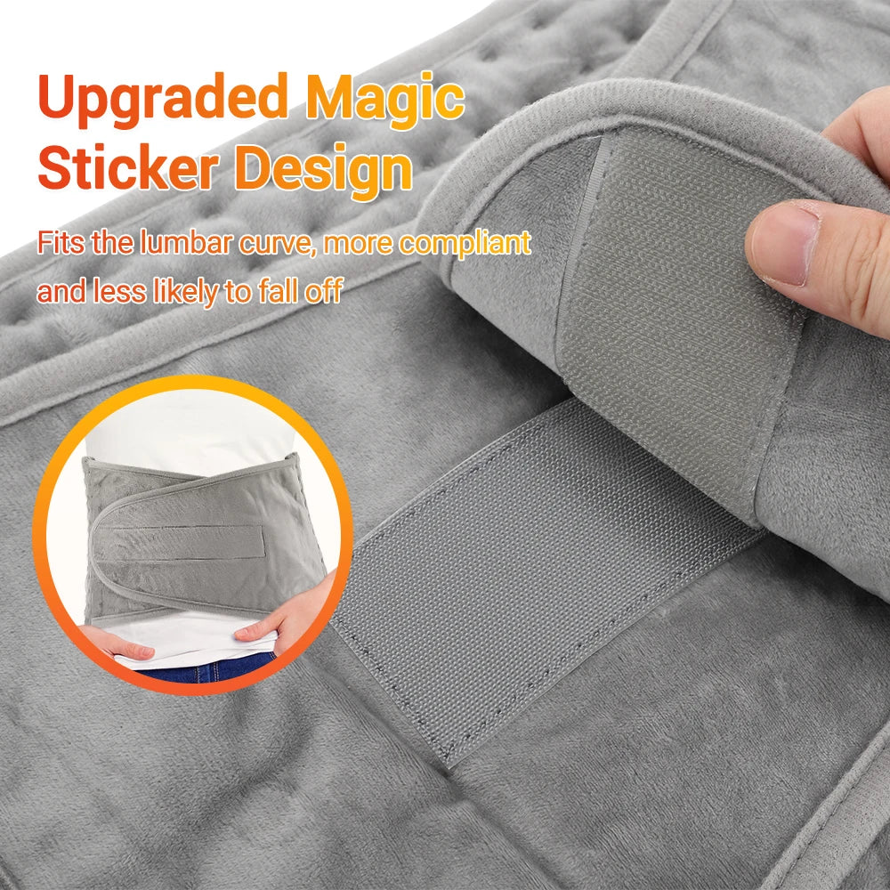 Orbit Wellness Series | Soothing Lumbar Radiance: Erase Deep Muscular Aches with Targeted, Adjustable Warmth