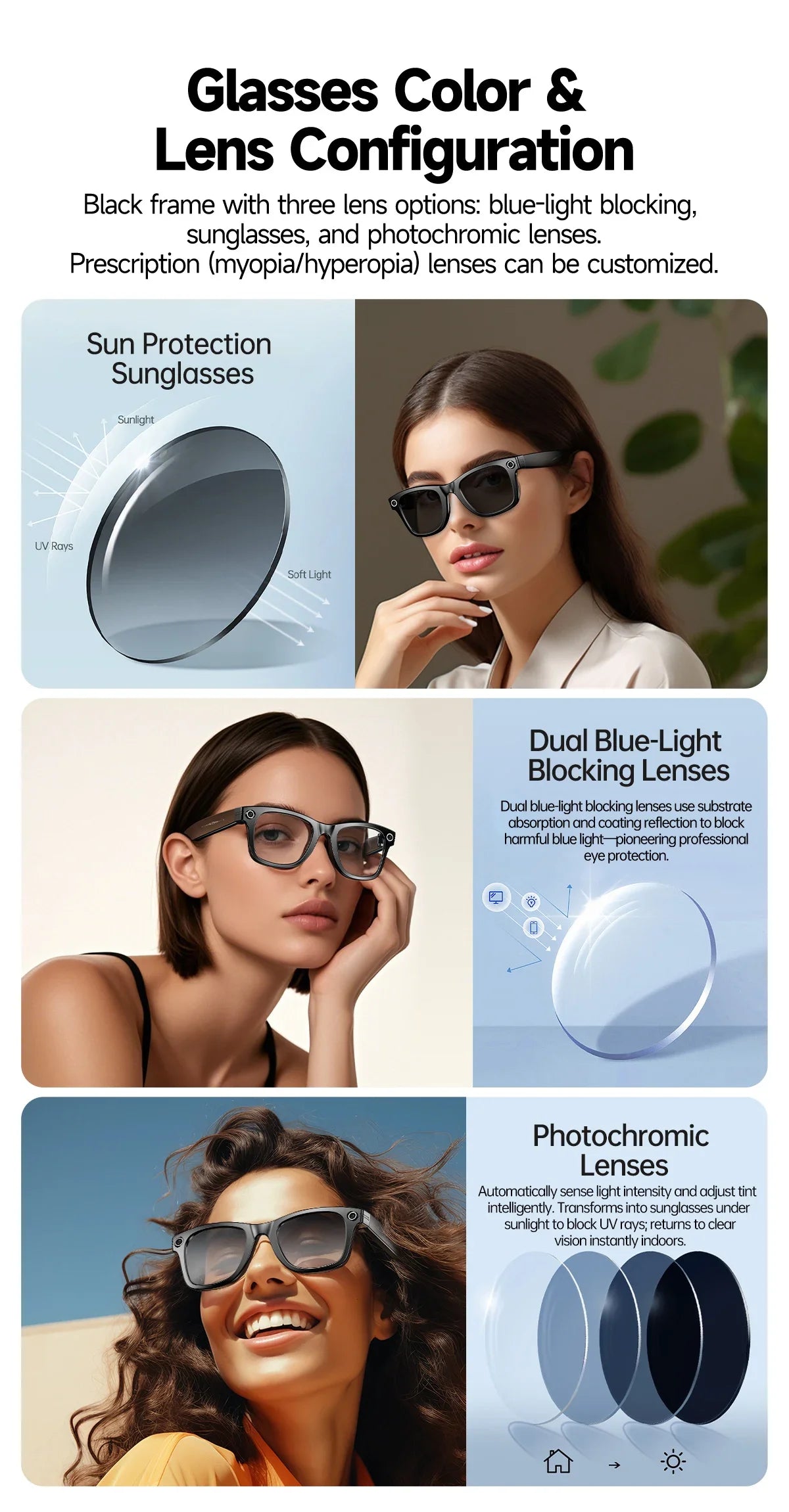 Orbit Vision Series | See, Speak, and Stream Globally with this Elite Smart Glasses : Premium 8MP Camera & 100+ Language Translating Sunglasses