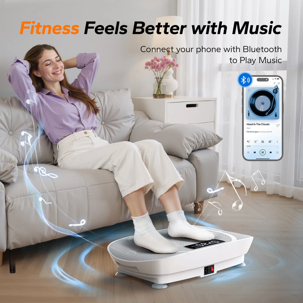Vibration Plate CV30 Exercise Machine Whole Body Workout Power Vibrate Fitness Platform Vibration Weight Loss&Shaping
