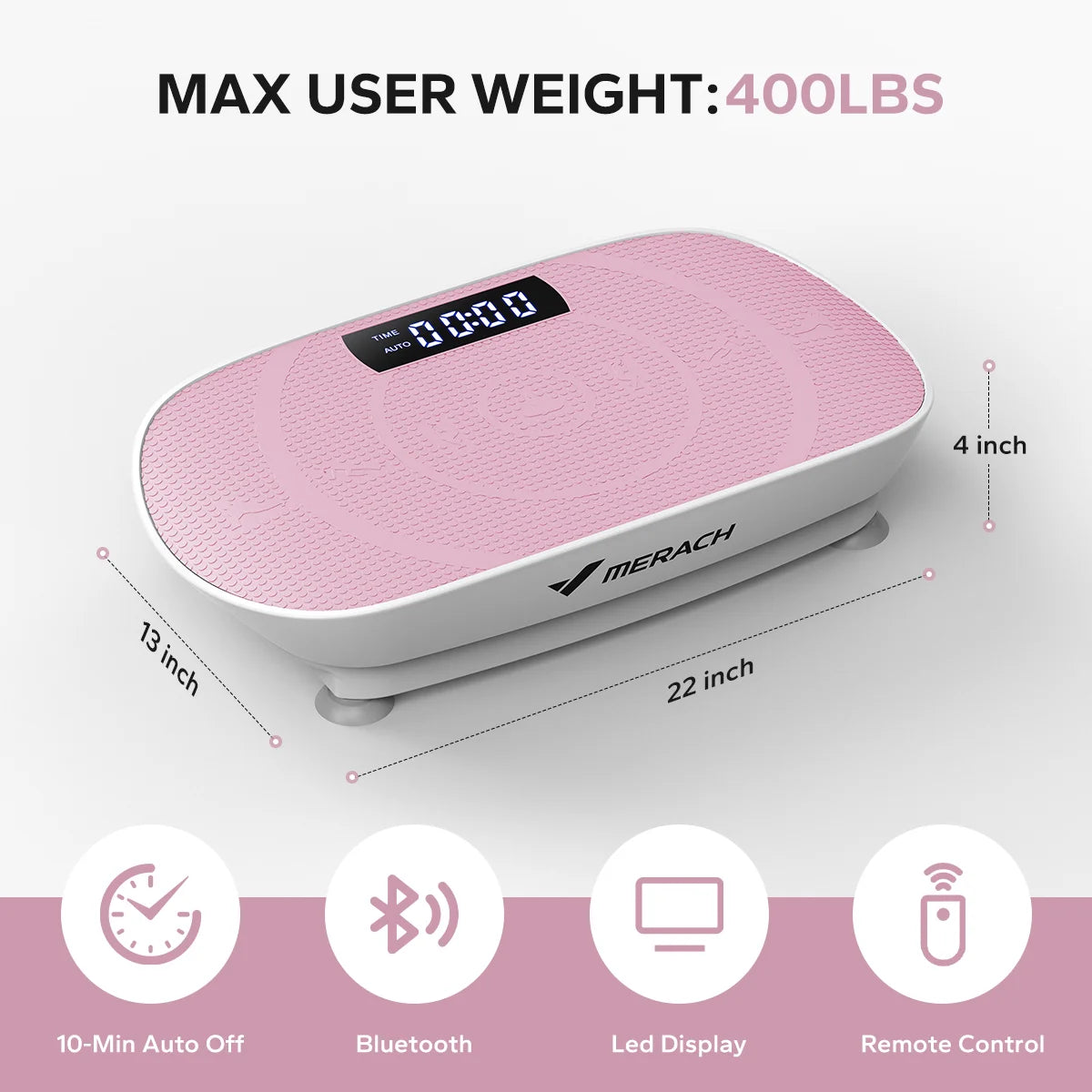 Vibration Plate CV30 Exercise Machine Whole Body Workout Power Vibrate Fitness Platform Vibration Weight Loss&Shaping