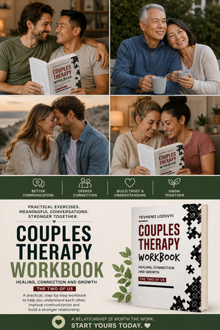🧠 Orbit Mind™ Couples Therapy  Workbook - Build Better Communication, Trust & Connection.