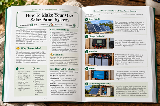 🧠 Orbit Mind™ No Grid Survival Projects – Practical DIY Guide to Self-Sufficient Living & Off-Grid Preparedness