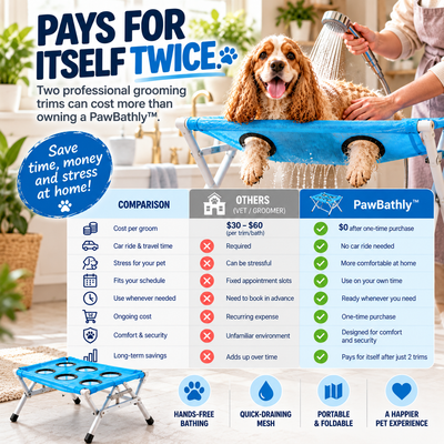 🐶💦 PawBathyly™ Hands-Free Pet Bathing & Grooming Station - Easier, Safer Bath Time At Home