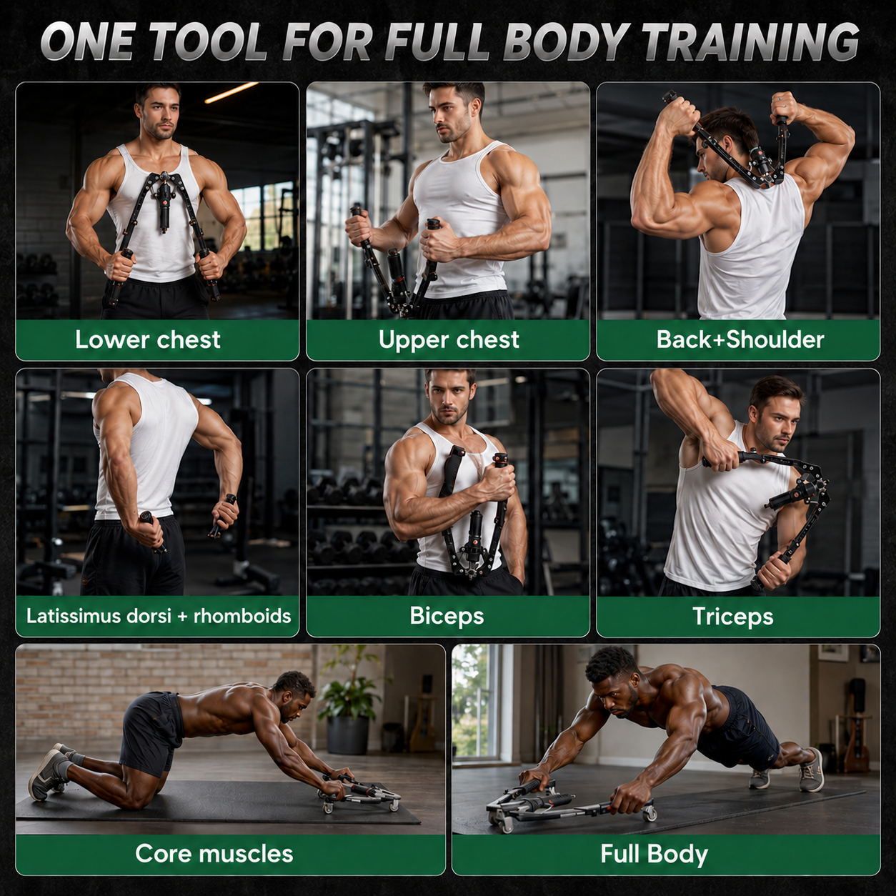 The 3-In-1 Hydraulic Upper Body Trainer | Orbit
