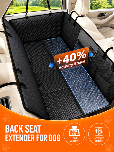PawVeyra™ Premium Dog Car Hammock & Back Seat Protector