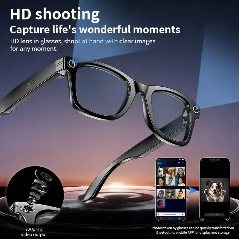 Orbit Vision Series | See, Speak, and Stream Globally with this Elite Smart Glasses : Premium 8MP Camera & 100+ Language Translating Sunglasses