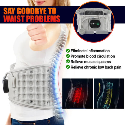 Orbit Wellness Series| Meltdown Chronic Back Stiffness 4-in-1 Dynamic Traction & Heated Massage for All-Day Lumbar Support