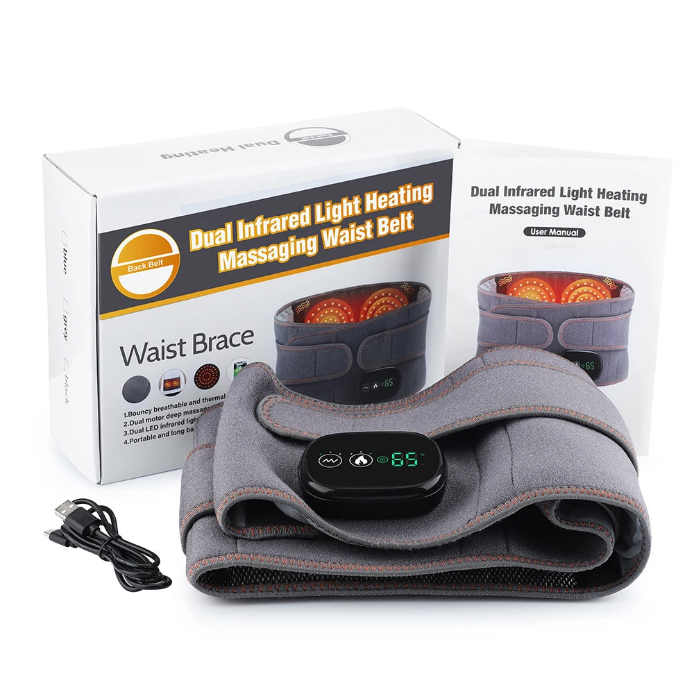Orbit Wellness Series| Meltdown Chronic Back Stiffness 4-in-1 Dynamic Traction & Heated Massage for All-Day Lumbar Support