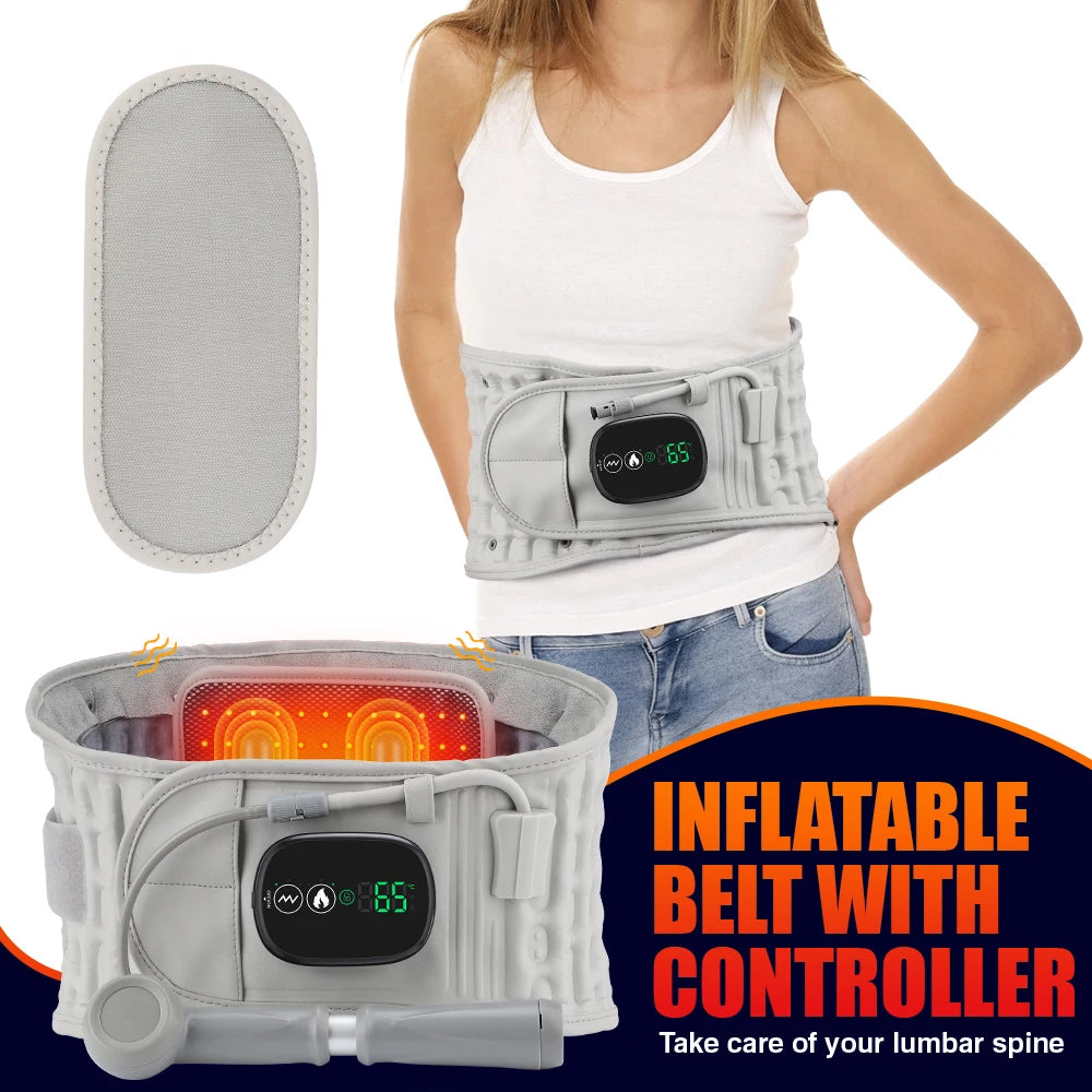 Orbit Wellness Series| Meltdown Chronic Back Stiffness 4-in-1 Dynamic Traction & Heated Massage for All-Day Lumbar Support