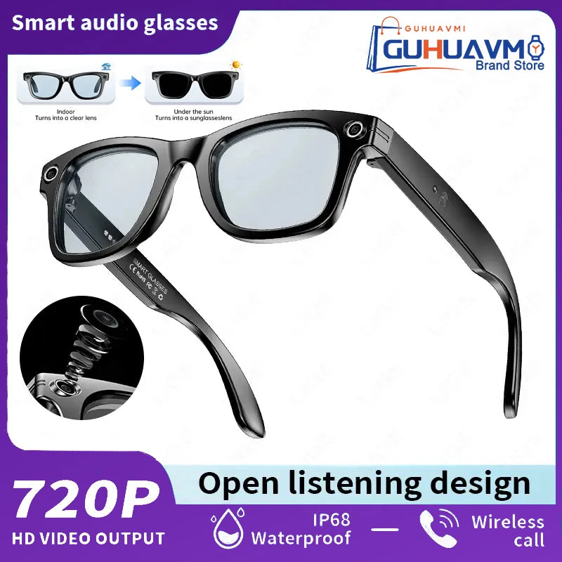 Orbit Vision Series | See, Speak, and Stream Globally with this Elite Smart Glasses : Premium 8MP Camera & 100+ Language Translating Sunglasses