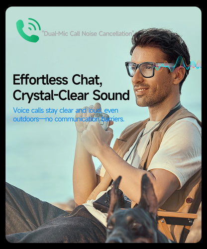Orbit Vision Series | See, Speak, and Stream Globally with this Elite Smart Glasses : Premium 8MP Camera & 100+ Language Translating Sunglasses