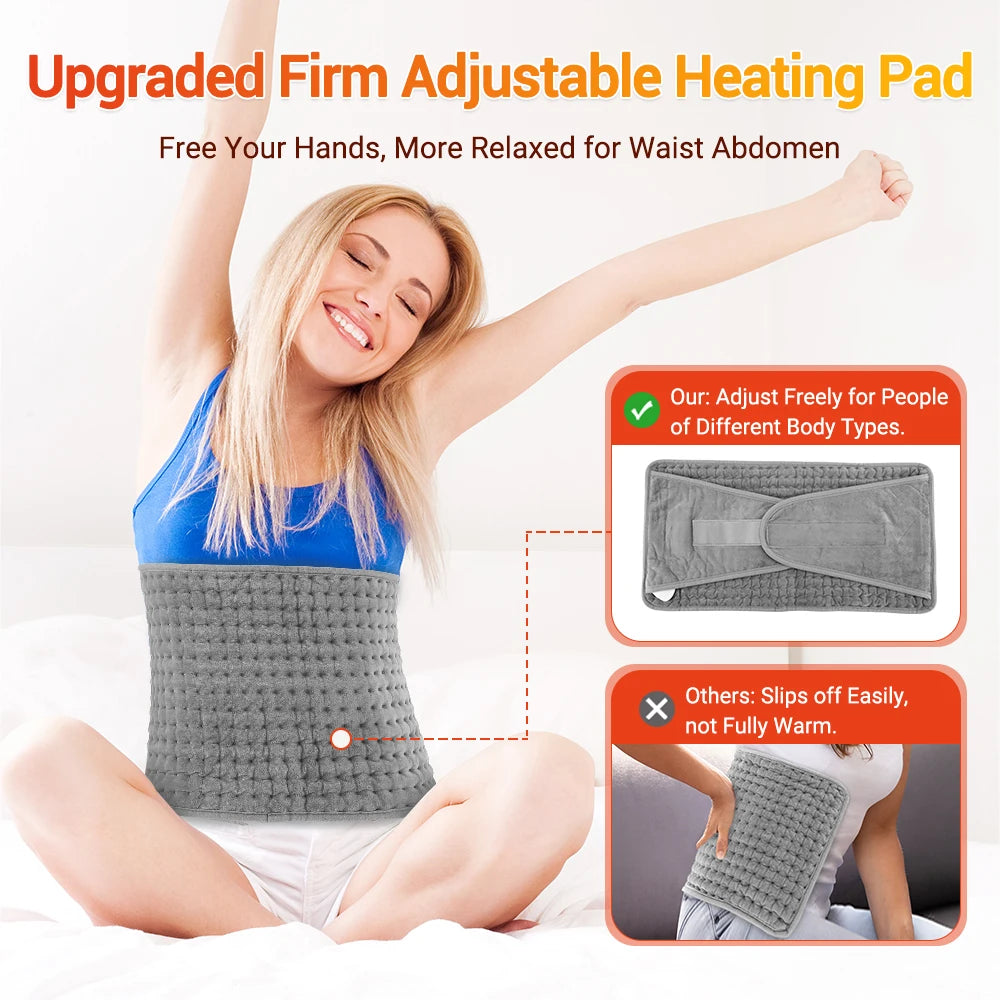 Orbit Wellness Series | Soothing Lumbar Radiance: Erase Deep Muscular Aches with Targeted, Adjustable Warmth