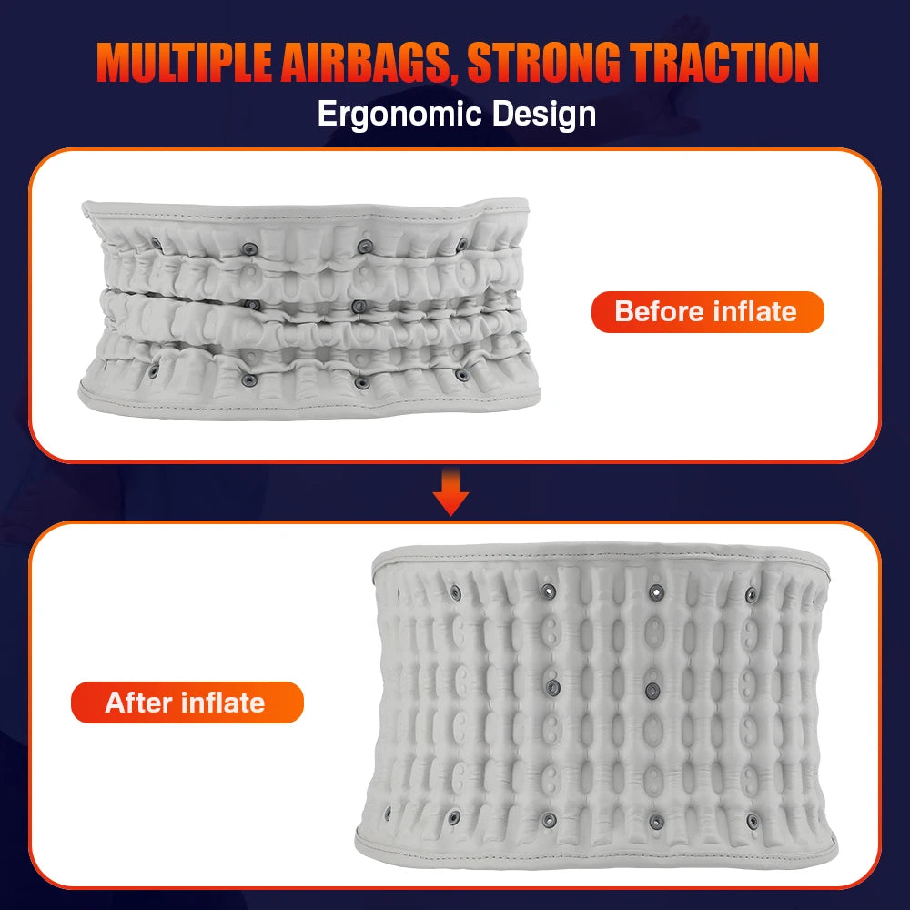 Orbit Wellness Series| Meltdown Chronic Back Stiffness 4-in-1 Dynamic Traction & Heated Massage for All-Day Lumbar Support