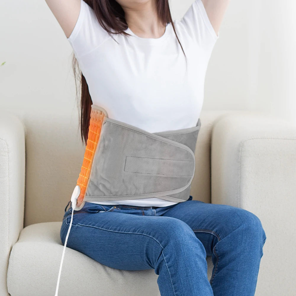 Orbit Wellness Series | Soothing Lumbar Radiance: Erase Deep Muscular Aches with Targeted, Adjustable Warmth