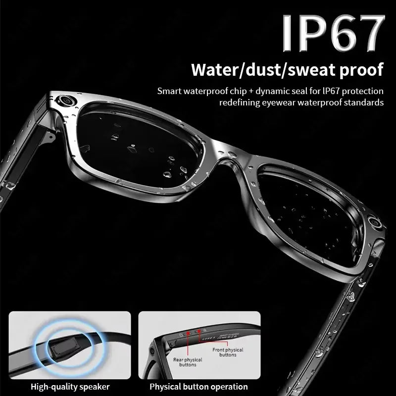 Orbit Vision Series | See, Speak, and Stream Globally with this Elite Smart Glasses : Premium 8MP Camera & 100+ Language Translating Sunglasses