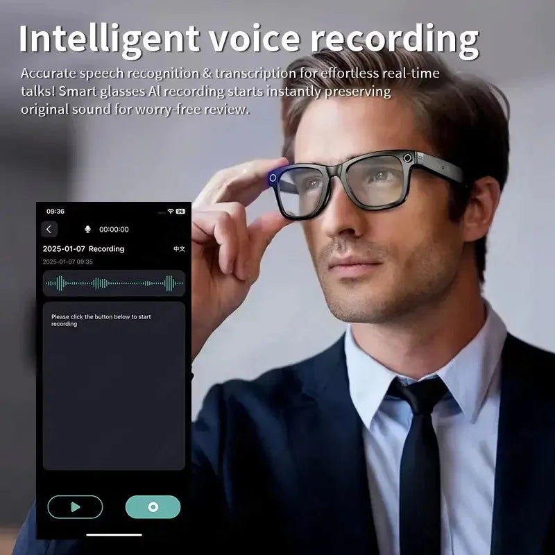 Orbit Vision Series | See, Speak, and Stream Globally with this Elite Smart Glasses : Premium 8MP Camera & 100+ Language Translating Sunglasses