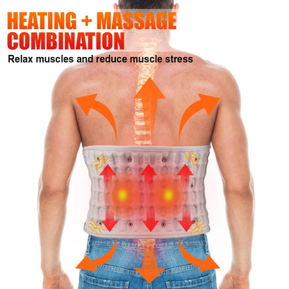 Orbit Wellness Series| Meltdown Chronic Back Stiffness 4-in-1 Dynamic Traction & Heated Massage for All-Day Lumbar Support
