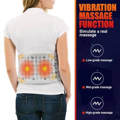 Orbit Wellness Series| Meltdown Chronic Back Stiffness 4-in-1 Dynamic Traction & Heated Massage for All-Day Lumbar Support