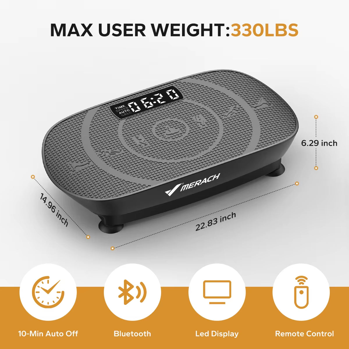 Vibration Plate CV30 Exercise Machine Whole Body Workout Power Vibrate Fitness Platform Vibration Weight Loss&Shaping