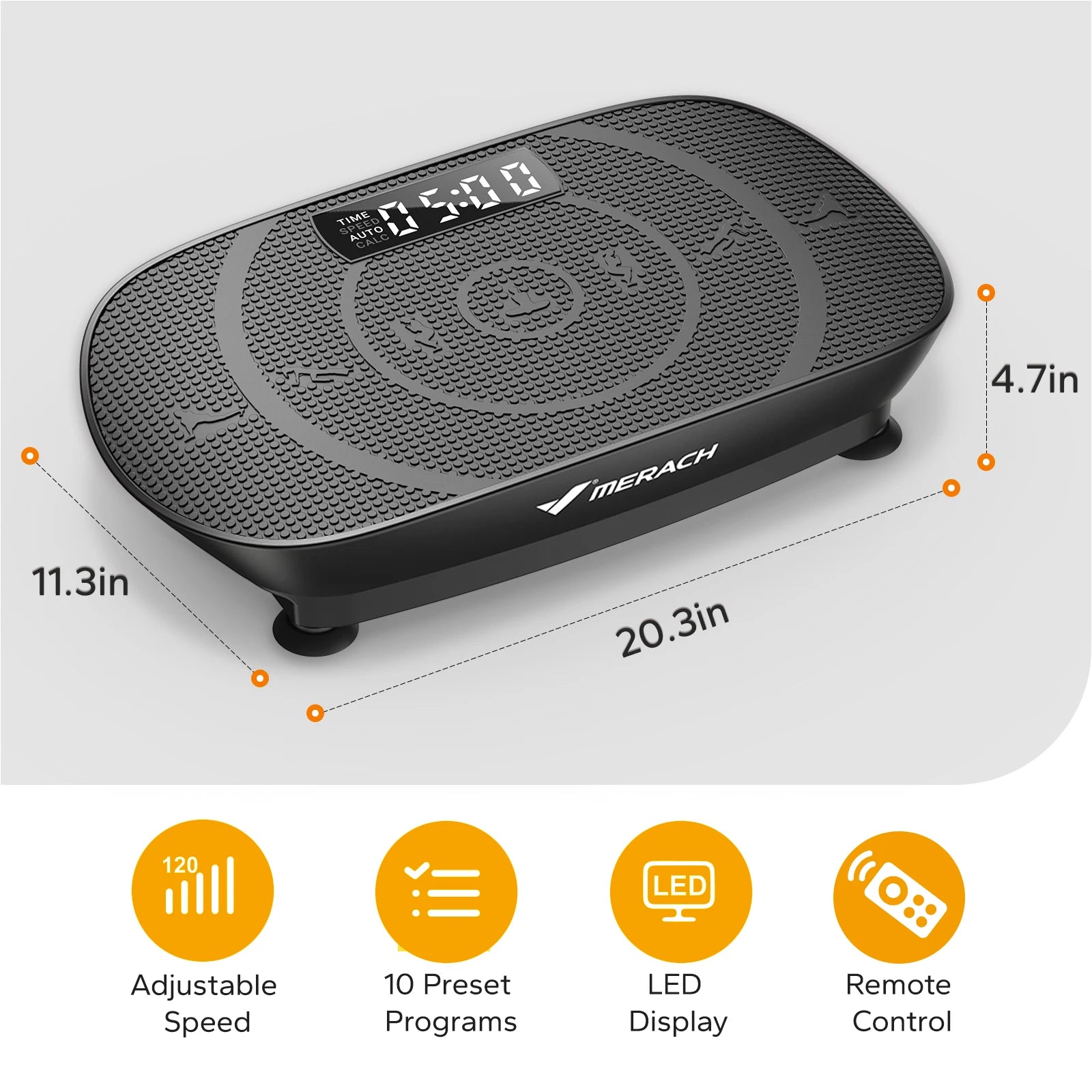 Vibration Plate CV30 Exercise Machine Whole Body Workout Power Vibrate Fitness Platform Vibration Weight Loss&Shaping