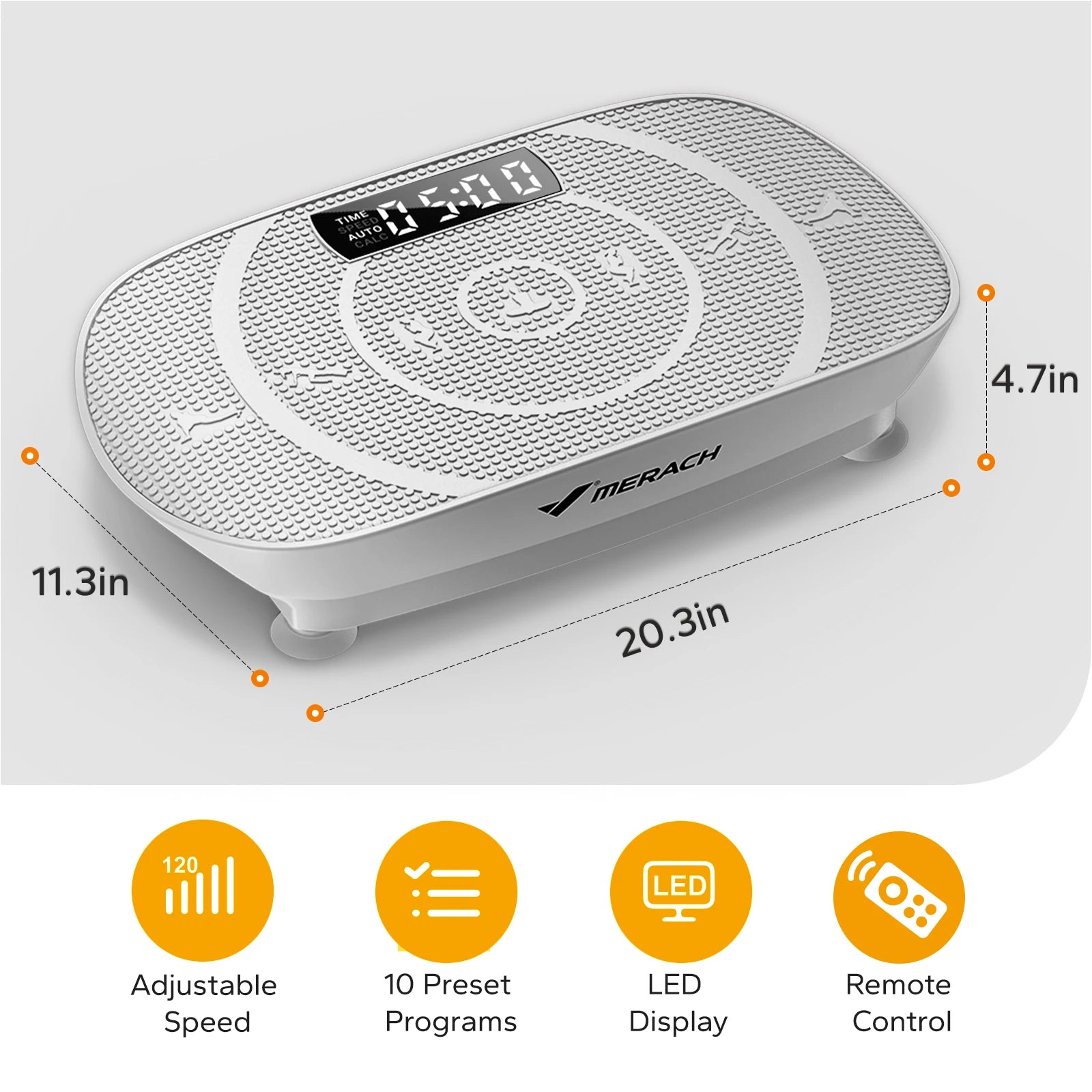Vibration Plate CV30 Exercise Machine Whole Body Workout Power Vibrate Fitness Platform Vibration Weight Loss&Shaping