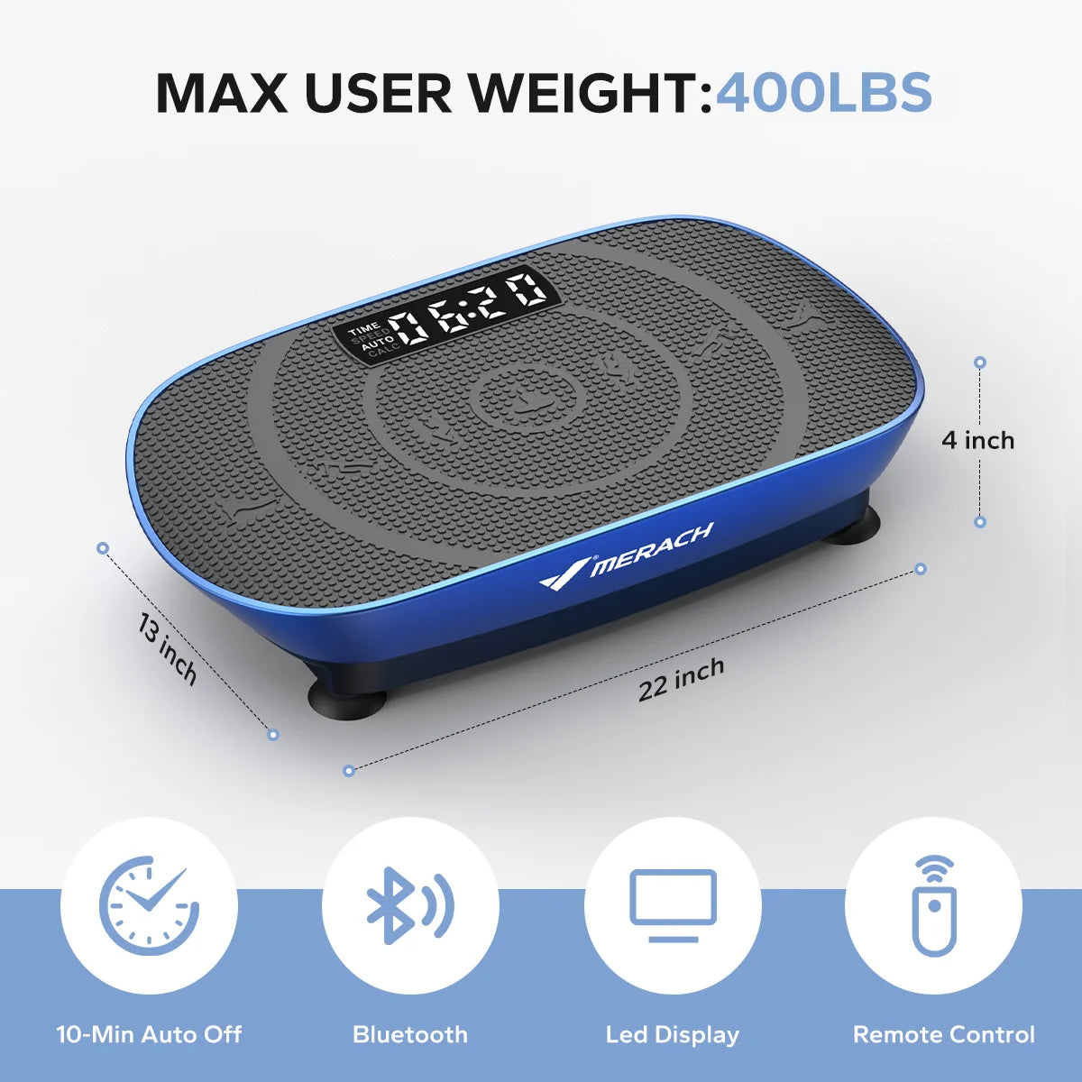Vibration Plate CV30 Exercise Machine Whole Body Workout Power Vibrate Fitness Platform Vibration Weight Loss&Shaping